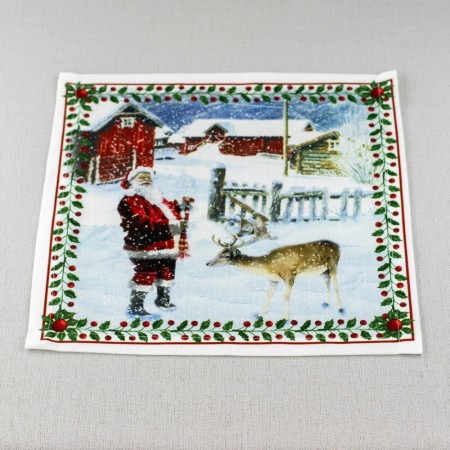 Navidad Bordbrikke 35x35