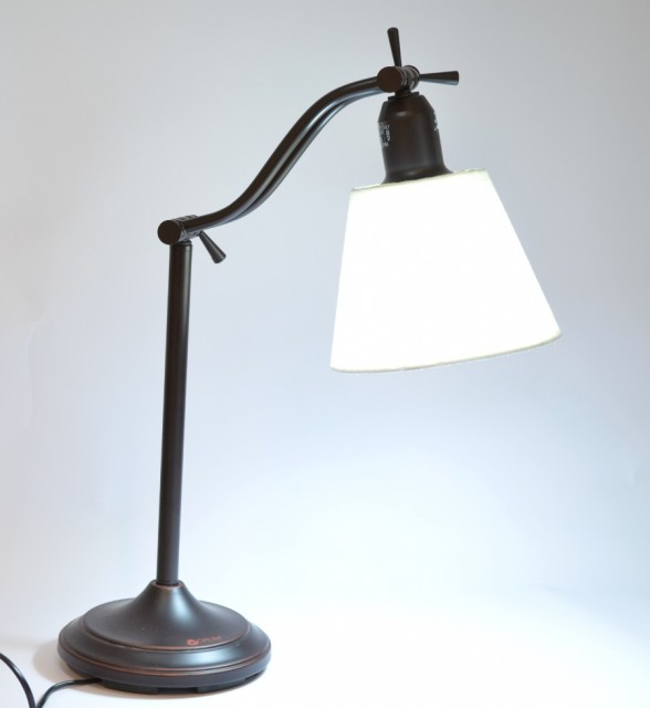 lampe med lys